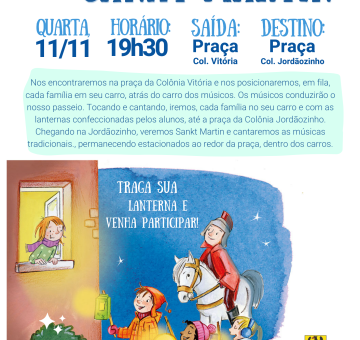 CI comemora S&atilde;o Martinho de forma diferente