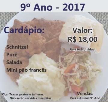 Almo&ccedil;o - 9&ordm; Ano